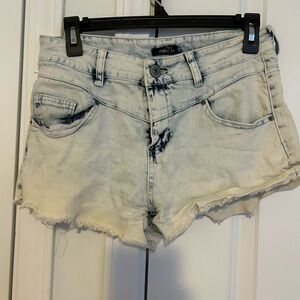 Rue 21 acid wash denim shorts
